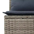 vidaXL Set Divani da Giardino in Polyrattan