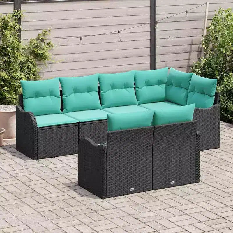 vidaXL Set Divani da Giardino in Polyrattan