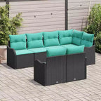 vidaXL Set Divani da Giardino in Polyrattan