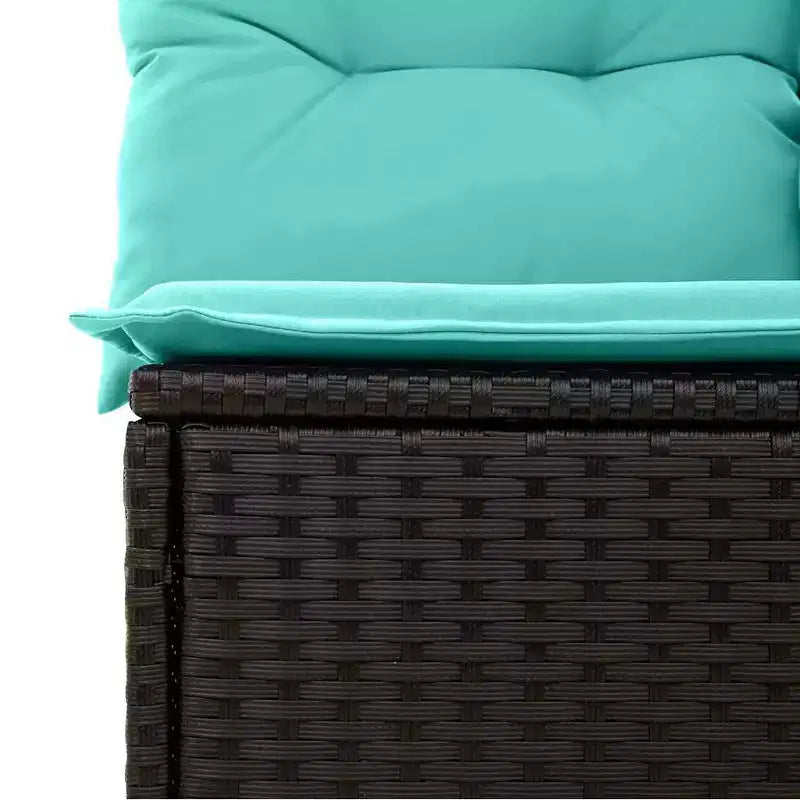 vidaXL Set Divani da Giardino in Polyrattan
