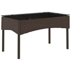 vidaXL Salon de jardin avec coussins 2 pcs Résine tressée noir et crème