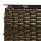 vidaXL Salon de jardin avec coussins 2 pcs Résine tressée noir et crème