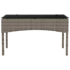 vidaXL Salon de jardin avec coussins 2 pcs Résine tressée noir et crème