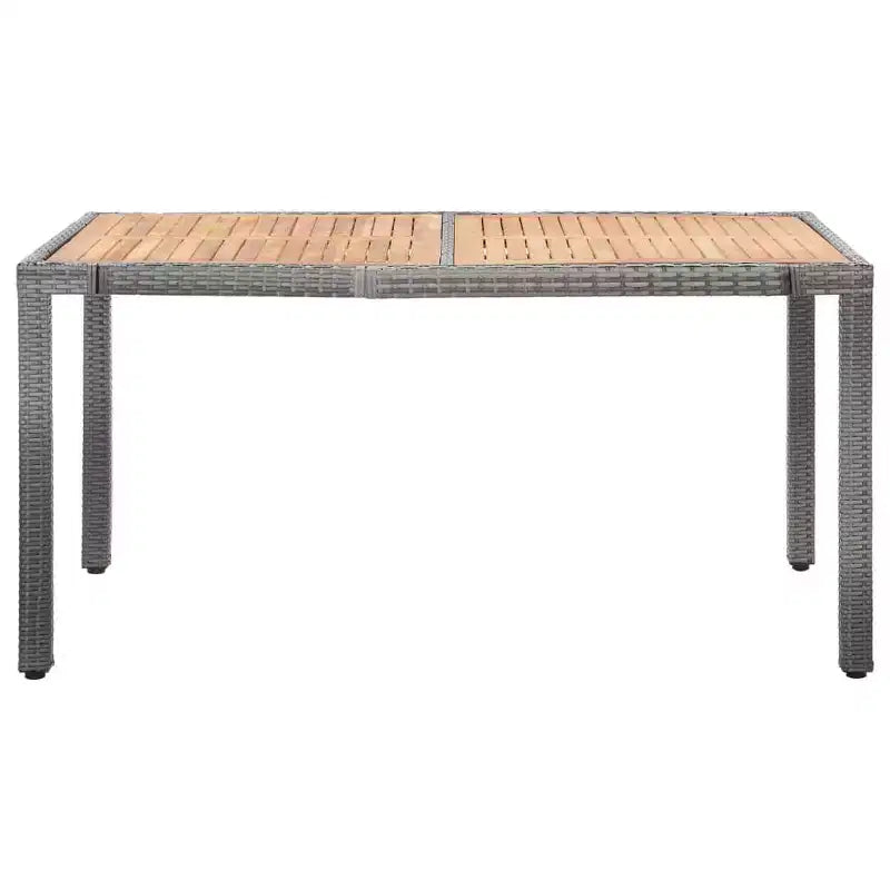 vidaXL Set da pranzo da giardino Rattan Polyrattan Set 9 Pezzi Posti a sedere per molti