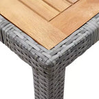 vidaXL Set da pranzo da giardino Rattan Polyrattan Set 9 Pezzi Posti a sedere per molti