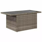 vidaXL Salotto da Giardino con Cuscini in Polirattan e Legno di Acacia