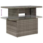vidaXL Salotto da Giardino con Cuscini in Polirattan e Legno di Acacia