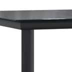 vidaXL Set da pranzo da esterno 5 pz in rattan PE nero
