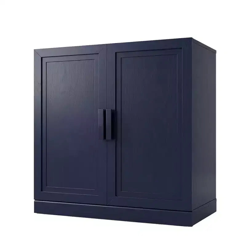 Meuble d'appoint autonome à 2 portes avec étagères réglables, buffet de rangement pour entrée, salon, cuisine, chambre à coucher