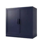 Meuble d'appoint autonome à 2 portes avec étagères réglables, buffet de rangement pour entrée, salon, cuisine, chambre à coucher