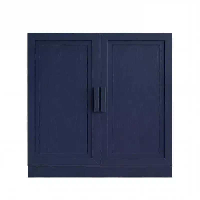 Meuble d'appoint autonome à 2 portes avec étagères réglables, buffet de rangement pour entrée, salon, cuisine, chambre à coucher