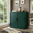 Meuble d'appoint autonome à 2 portes avec étagères réglables, buffet de rangement pour entrée, salon, cuisine, chambre à coucher