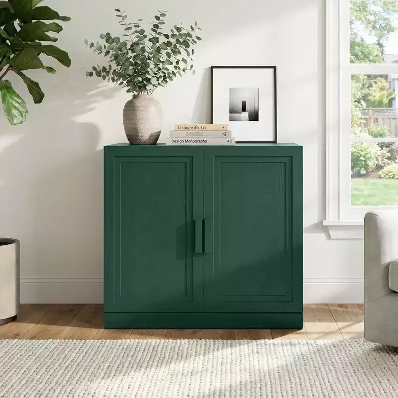 Mobiletto da appoggio con 2 ante e ripiani regolabili, credenza, buffet, dispensa per ingresso, soggiorno, cucina, camera da letto