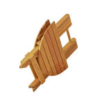 Set da conversazione per patio per piccoli spazi, seduta da esterno in legno di acacia con cuscini e tavolino pieghevole per balcone, ponte, giardino - Panipeachy