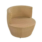 ModernLuxe Set da 3 pezzi per conversazione da esterno, Set da conversazione in vimini per patio, sedie in rattan PE con cuscini e tavolo in vetro temperato