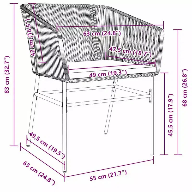 vidaXL Salon de jardin avec coussins 5 pcs Acier poudré noir
