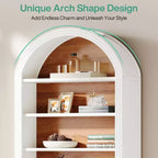 Lantine 78.74 Libreria, Scaffale Espositivo ad Arco in Legno
