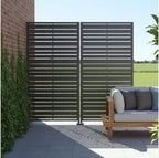 Wide-Narrow Divisorio con alette in acciaio zincato nero, 72x35x16, 6-Schermo domestico a doppia faccia