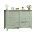 Commode 6 tiroirs, commode haute en bois avec tiroirs profonds, meuble de rangement avec poignées métalliques pour entrée, couloir, salon, chambre d'enfants, placard
