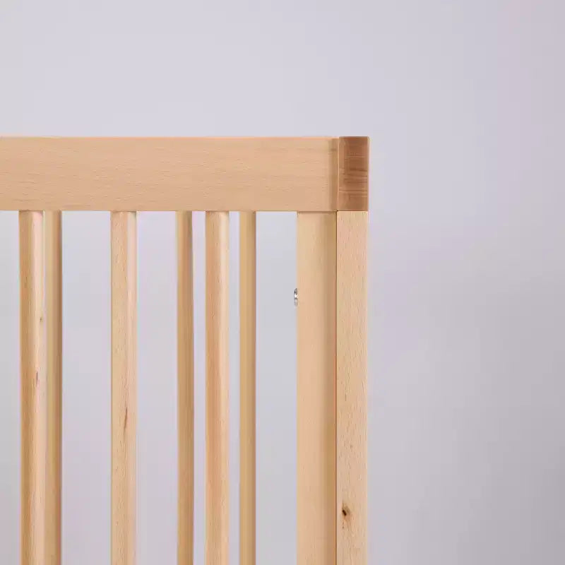 Culla Convertibile 3-in-1, in Solido Legno di Faggio Europeo, Certificata GREENGUARD Gold, Fabbricata in Italia
