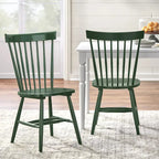 Chaises de salle à manger à barreaux en bois massif Venice Simple Living (Lot de 2)