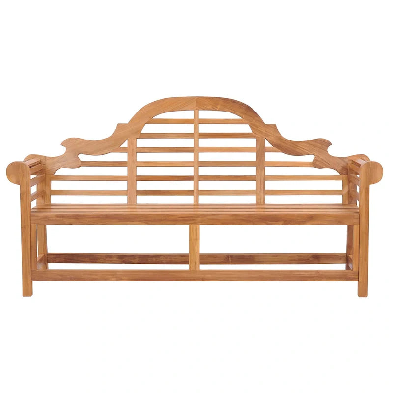 Panca tripla da esterno e giardino in legno di teak Chic Teak Lutyens