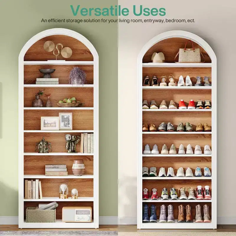 Lantine 78.74 Libreria, Scaffale Espositivo ad Arco in Legno