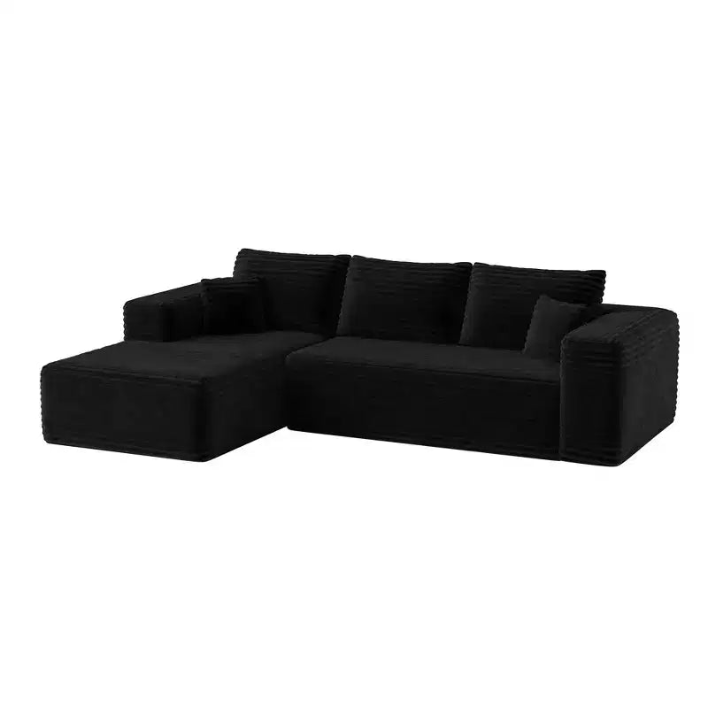 MAYEERTY 106 Divano Letto a Compressione in Velluto a Coste Larghe, Divano Letto Convertibile per Soggiorno Camera degli Ospiti