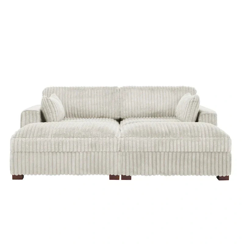 Canapé modulable en tissu pour salon et chambre à coucher