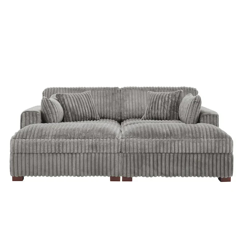 Canapé modulable en tissu pour salon et chambre à coucher