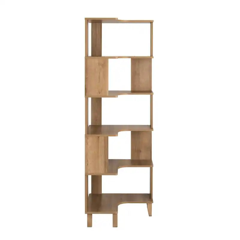 Libreria angolare - Rovere naturale