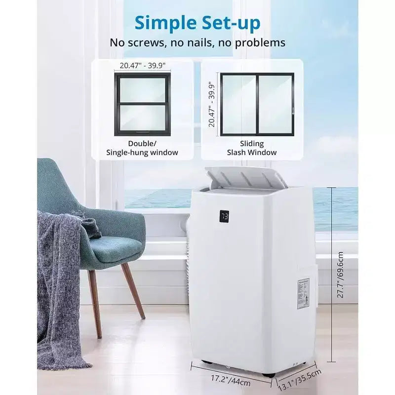Condizionatori Portatili da 12000 BTU per Camera da Letto fino a 50 mq