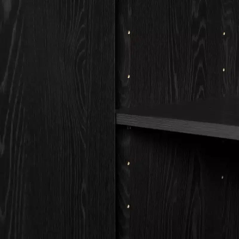Rangement 2 portes South Shore Oxford Chêne noir/Gris foncé