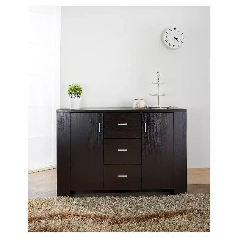 Inger Modern Buffet con Mensole Laterali Espresso - HOMES: Inside + Out: Consolle Contenitore, Credenza da Cucina
