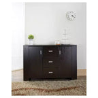 Inger Modern Buffet con Mensole Laterali Espresso - HOMES: Inside + Out: Consolle Contenitore, Credenza da Cucina