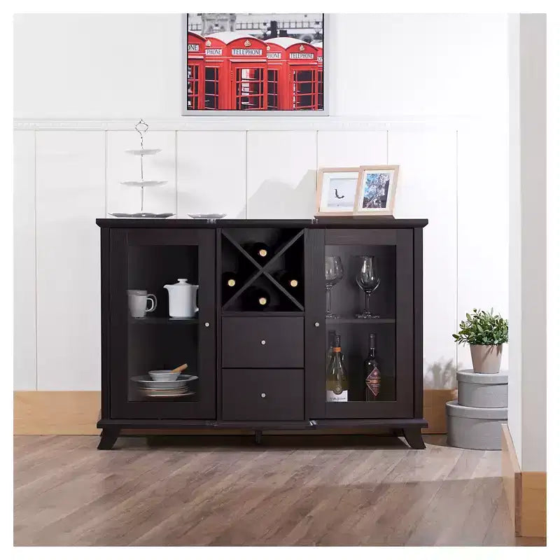 HOMES: Inside + Out Antonette Credenza Multi-Contenitore Transizionale Cappuccino