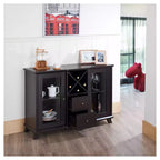 HOMES: Inside + Out Antonette Credenza Multi-Contenitore Transizionale Cappuccino