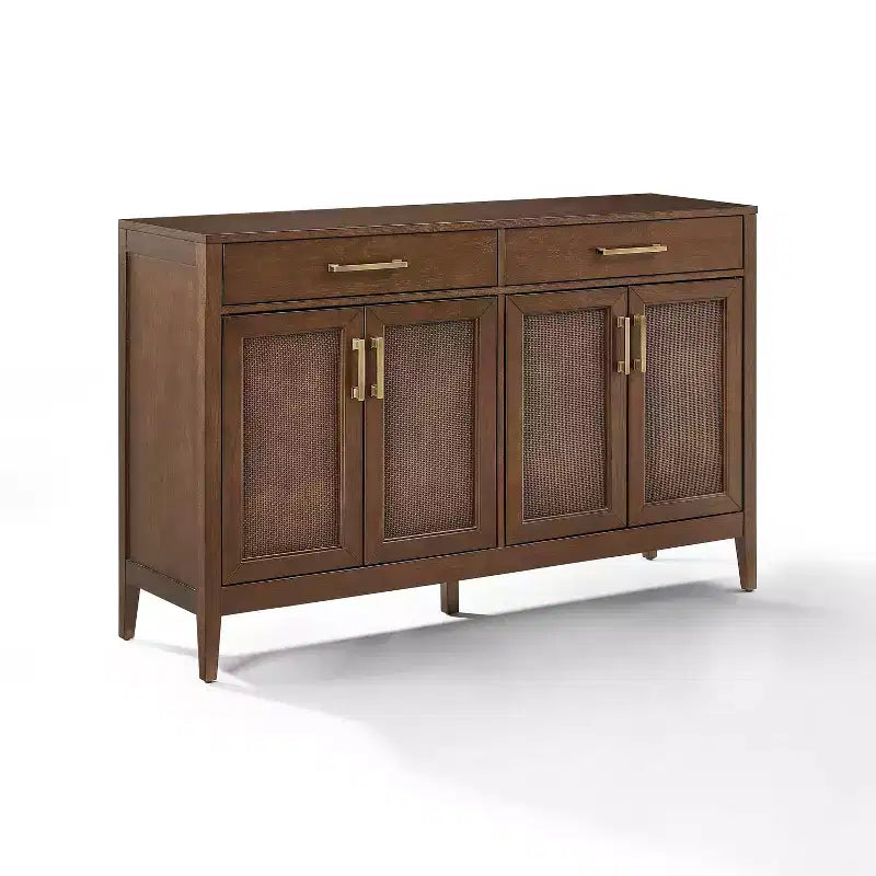 Crosley 56" Milo Sideboard Dark Brown