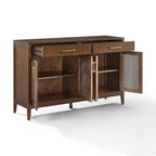 Crosley Milo Credenza Marrone Scuro da 142 cm