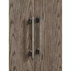 Chrestner Mobile Contenitore Nero/Grigio - Signature Design by Ashley: Contenitore Moderno, Credenza a 4 Ante