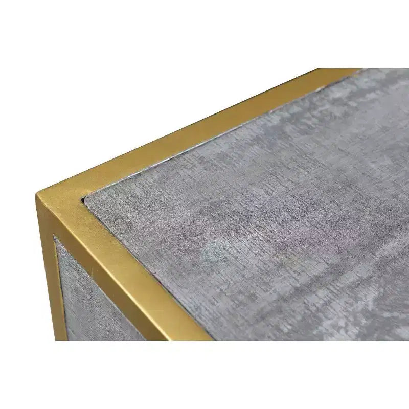 Credenza laterale Raven in legno di mango marrone - Timbergirl: robusto telaio in metallo, 3 cassetti, 2 ante