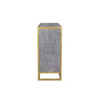 Credenza laterale Raven in legno di mango marrone - Timbergirl: robusto telaio in metallo, 3 cassetti, 2 ante