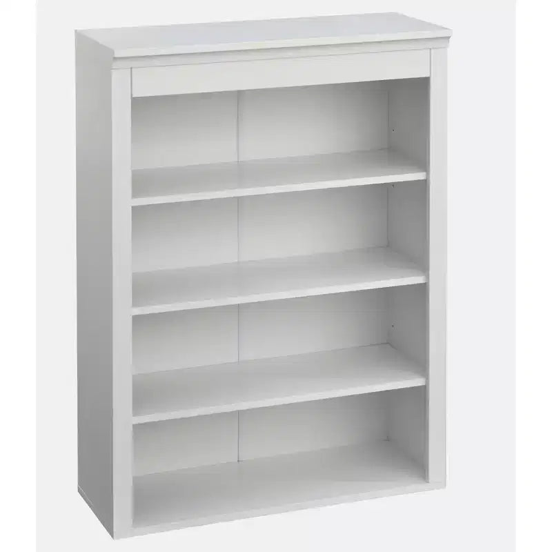Lifestorey Set 2 Mobili Monza Modulari con Credenza e Top Effetto Marmo Bianco: Stile Rustico, Top Effetto Marmo, Ripiani Regolabili