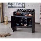Mobile cantina Belfi Espresso - HOMES: Inside + Out: Credenza da cucina, Mobile bar, Porta bottiglie per 7 bottiglie