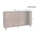 Lifestorey Vilas Buffet Marrone Tabacco