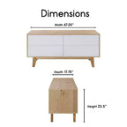 Credenza Giselle Quercia - Adore Decor