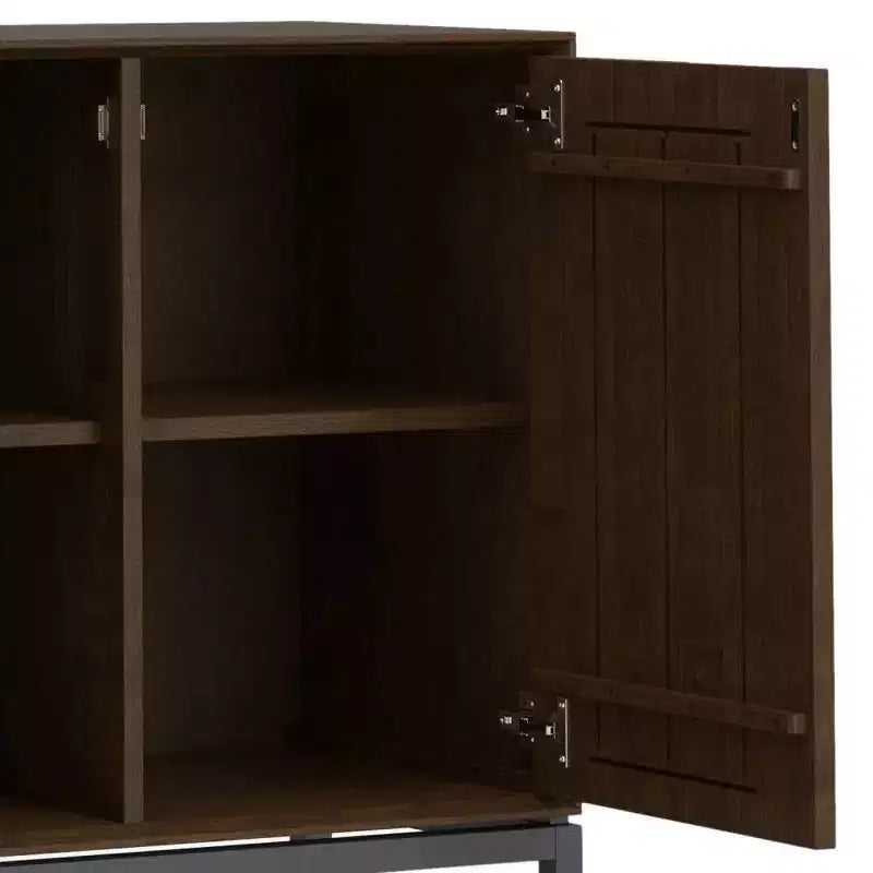 WyndenHall Devlin Credenza/Buffet a 4 Ante, Marrone Noce