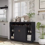 Veritte Contemporary Buffet Noir 9 bouteilles - miBasics