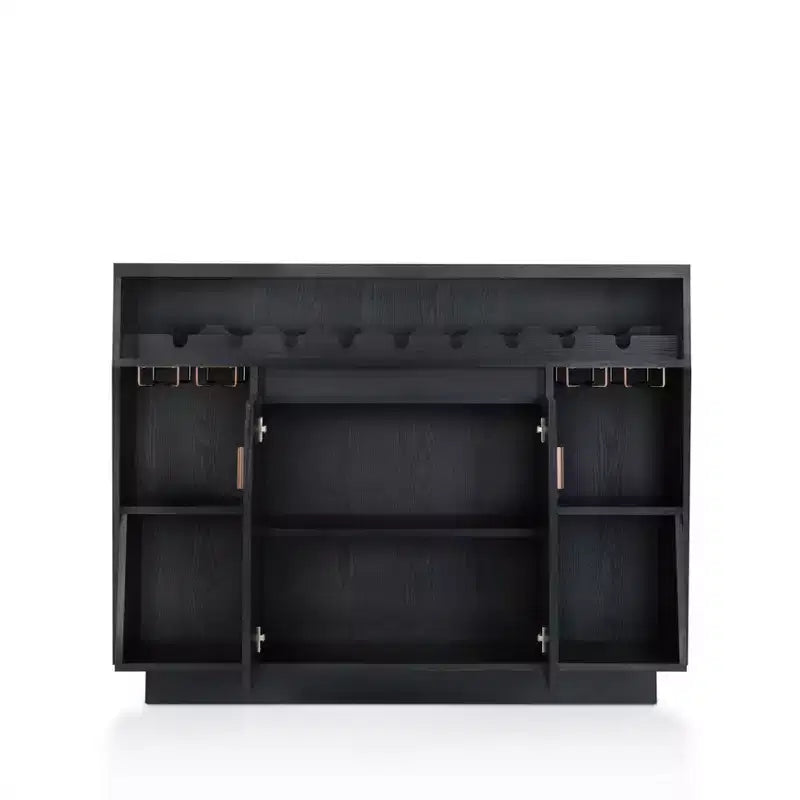 Veritte Contemporary Buffet Noir 9 bouteilles - miBasics
