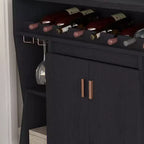 Veritte Contemporary Buffet Noir 9 bouteilles - miBasics